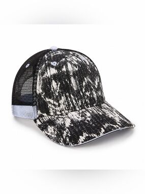 Ivivva by Lululemon Strapback Mesh Hat Cap Black White Blue XS / S